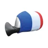 ESPA - Funny Fashion 2 Coques De Rétroviseurs De Voiture, Bleu, Blanc, Rouge - France
