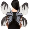 Smiffys Ailes De Papillon De Nuit Grises 65 Cm