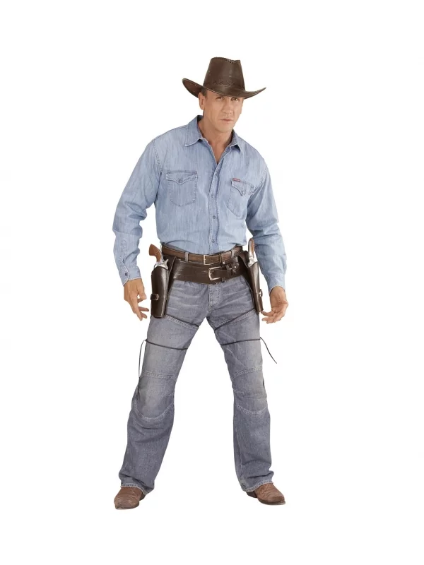 WIDMANN Authentique Double Holster Et Ceinture Western – Image 2