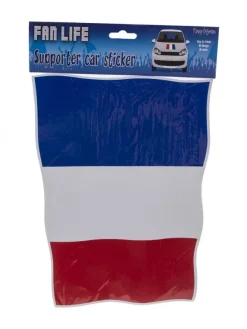 ESPA - Funny Fashion Autocollant De Voiture, Bleu, Blanc, Rouge (22x33cm - France)