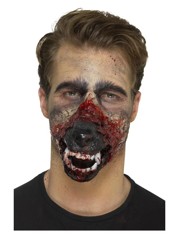 Smiffys Bouche De Loup-garou (prothèse En Mousse Latex Avec Adhésif) – Image 3