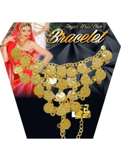 WIDMANN Bracelet & Bague PiĂšces De Monnaie Pour Danseuse Orientale