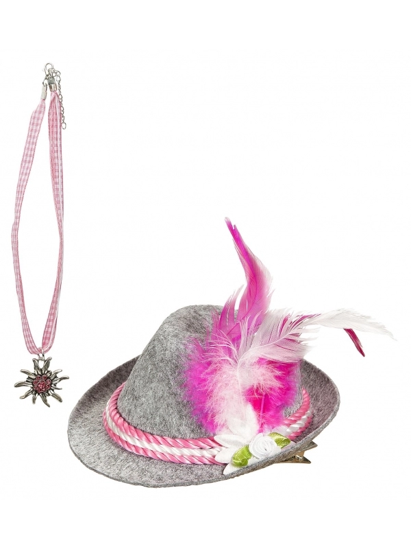 WIDMANN Chapeau Bavarois Femme Avec Collier Assorti â Image 2