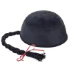 ESPA - Funny Fashion Chapeau Chinois Noir Avec Tresse