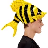 WIDMANN Chapeau Poisson Tropical Jaune Et Noir - Adulte