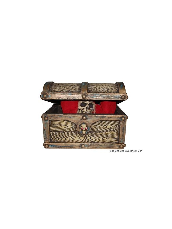 Coffre De Pirate Animé Avec Squelette