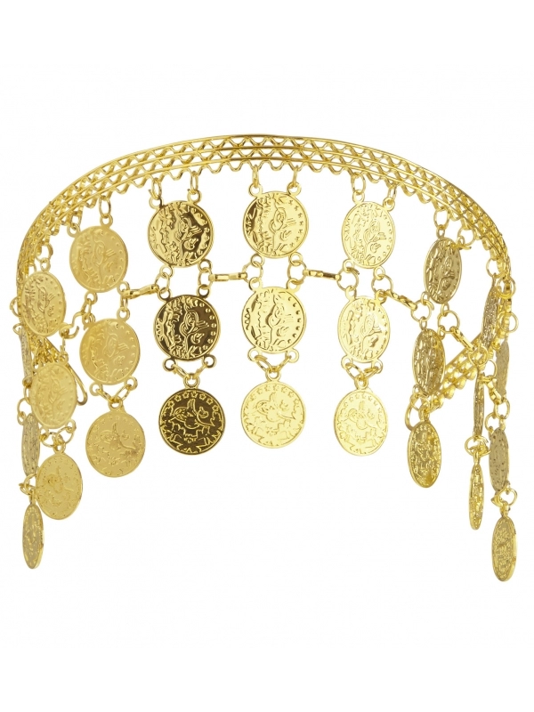 Coiffe Orientale/Bollywood En Pièces De Monnaie – Image 3