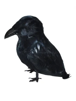 ESPA - Funny Fashion Corbeau Noir Avec Plumes - 9 Cm