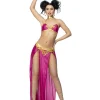Smiffys Costume De Danseuse Orientale Sexy Rose Et Doré