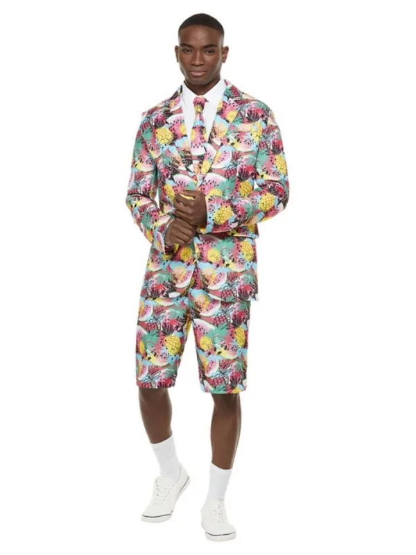 Smiffys Costume Sexy Homme, Motif Fruits (Veste, Short Et Cravate)