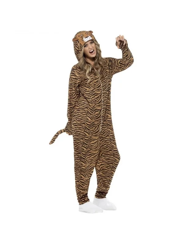 Smiffys Déguisement Tigre Adulte (combinaison)