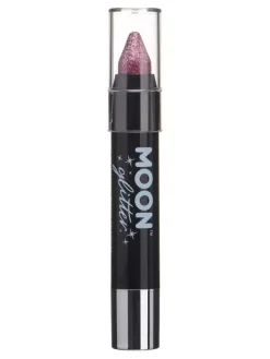 Smiffys Crayon Pour Le Corps Ă Paillettes Holographiques Rose â Moon Glitter, 3,5g
