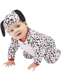 Smiffys Déguisement Bébé Dalmatien, Noir Et Blanc (Combinaison Et Chapeau - 6/12 Mois)