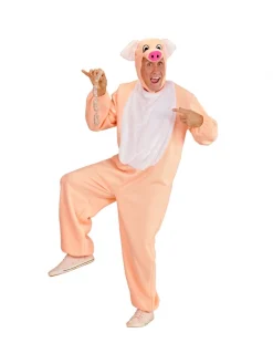 WIDMANN Déguisement Cochon Rose Pour Adulte Du S Au XL