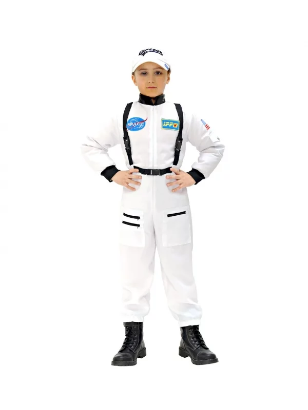 WIDMANN DĂ©guisement Cosmonaute Blanc Enfant (combinaison) â Image 2