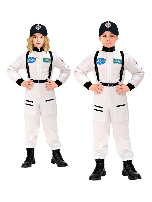 WIDMANN Déguisement Cosmonaute Blanc Enfant (combinaison)