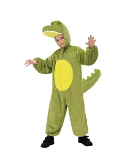 WIDMANN Déguisement Crocodile Enfant (combinaison à Capuche/masque)