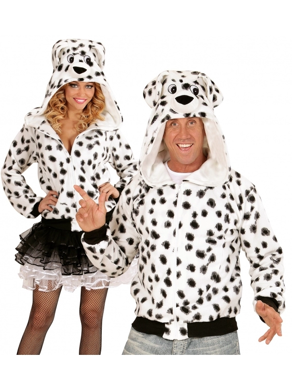 WIDMANN Déguisement Dalmatien Adulte (polaire à Capuche)