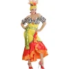 WIDMANN Déguisement Danseuse De Samba (robe Et Coiffe Fruits)