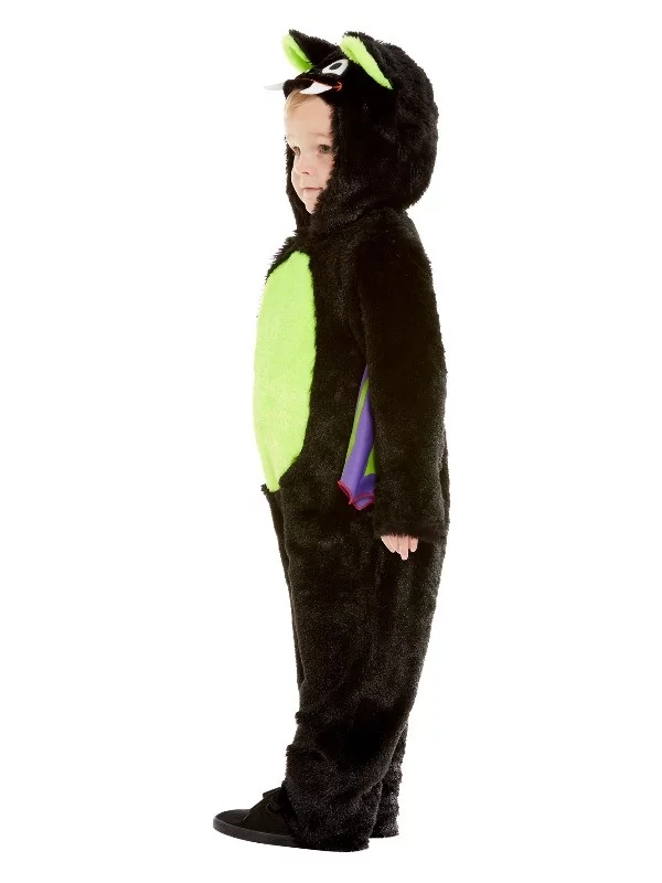 Smiffys Déguisement De Chauve-Souris Pour Tout Petit 1 à 4 Ans (combinaison à Capuche Noire) – Image 2