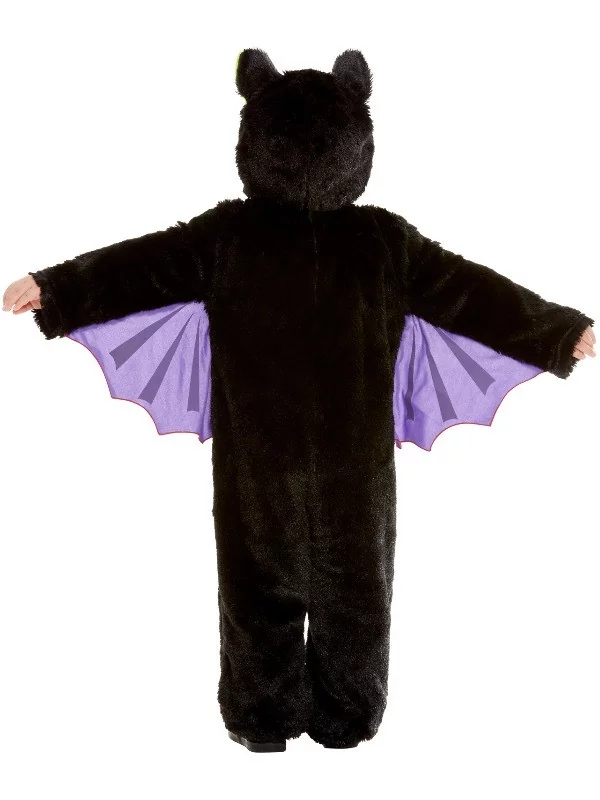 Smiffys Déguisement De Chauve-Souris Pour Tout Petit 1 à 4 Ans (combinaison à Capuche Noire) – Image 3