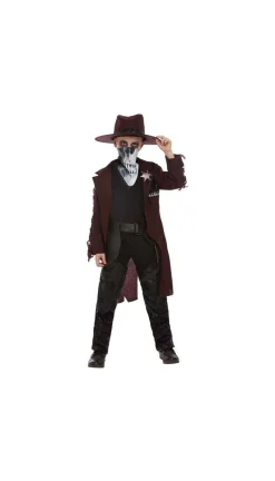 Smiffys Déguisement De Cowboy De Western Garçon, Bordeaux (Veste, Jambières, étui, Chapeau Et Masque)