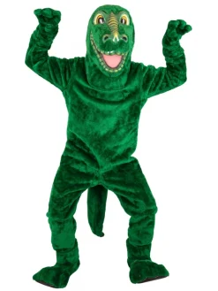 ESPA - Funny Fashion Déguisement De Mascotte Dinosaure Vert Pour Adulte Avec Accessoires