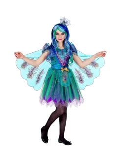 WIDMANN Déguisement De Paon Fille (robe Et Serre-tête)