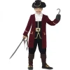 Smiffys Déguisement Enfant Capitaine Pirate Luxe (Veste, Gilet, Pantalon, Foulard Et Chapeau)