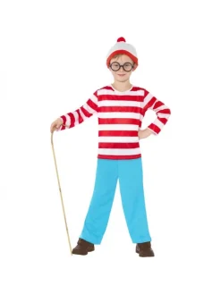 Smiffys Déguisement Enfant Où Est Charlie ? (haut, Pantalon, Lunettes Et Bonnet)