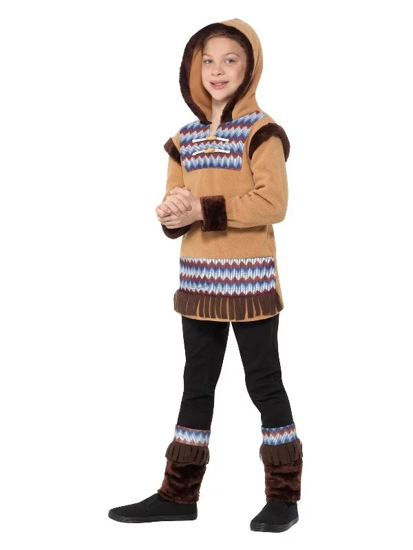 Smiffys Déguisement Esquimau Garçon (haut Avec Capuche Et Couvre-bottes) – Image 2