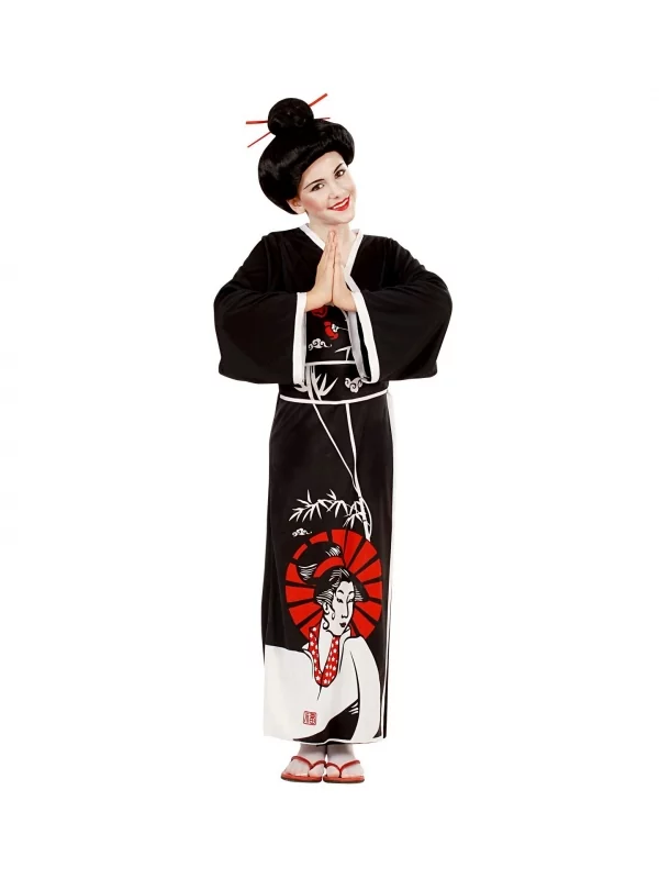 WIDMANN DĂ©guisement GEISHA Fille (kimono, Ceinture, Peignes) â Image 2