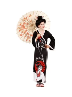 WIDMANN Déguisement GEISHA Fille (kimono, Ceinture, Peignes)