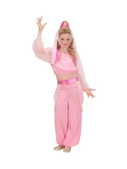 WIDMANN Déguisement Génie De La Lampe Magique Rose (chemise Avec Veste, Pantalon, Coiffe)