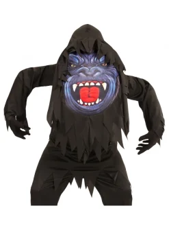 WIDMANN Déguisement Gorille Avec Tête Géante Enfant - 11-13 Ans