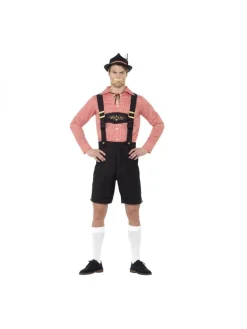 Smiffys Déguisement Homme Bavarois Oktoberfest (chemise Et Lederhosen)