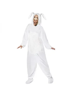Smiffys Déguisement Lapin Blanc Adulte (combinaison Avec Capuche, Nez)