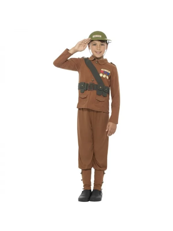 Smiffys Déguisement Licence Soldat Enfant (haut, Pantalon Et Chapeau)