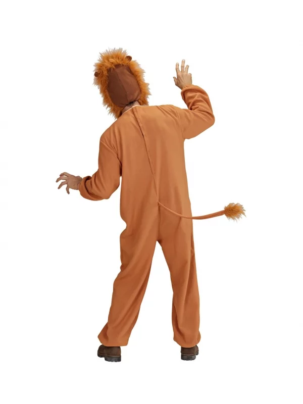 WIDMANN DĂ©guisement Lion Marron, Homme (combinaison, Capuche/masque) â Image 3