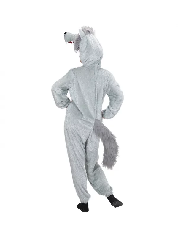 WIDMANN Déguisement Loup Adulte Mixte ( Combinaison à Capuche Avec Masque) – Image 2