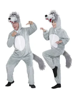 WIDMANN Déguisement Loup Adulte Mixte ( Combinaison à Capuche Avec Masque)