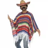 Smiffys Déguisement Mexicain Arc-en-ciel Adulte (poncho)