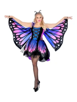 WIDMANN Déguisement Papillon Femme (robe Tutu, Ailes, Antennes)