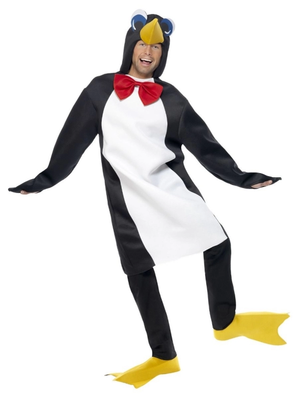 Smiffys Déguisement Pingouin Adulte (combinaison Avec Capuche)
