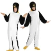 WIDMANN Déguisement Pingouin Peluche Adulte (combinaison à Capuche/masque)
