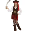 WIDMANN Déguisement Pirate De Caraïbes Fille (robe, Ceinture, Couvre-bottes, Bandeau, Chapeau)