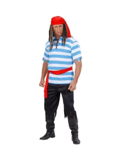 WIDMANN Déguisement Pirate Des Caraïbes Homme (chemise, Pantalon, Ceinture, Bandana)