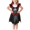 Smiffys Déguisement Pirate Fille - 1 Au 4 Ans (robe Tête De Mort & Bandana)