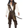 Smiffys Déguisement Pirate Homme (veste, Pantacourt, Baudrier, Ceinture, Foulard)
