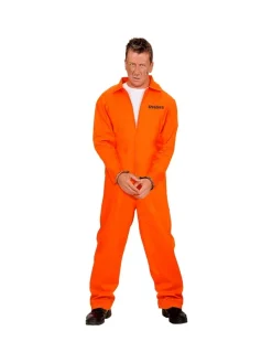 WIDMANN Déguisement Prisonnier USA Orange, Homme (costume, Menottes)